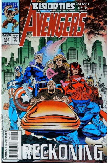 Couverture de AVENGERS (1963) #368 - par Steve Epting - lecubeacomics.com