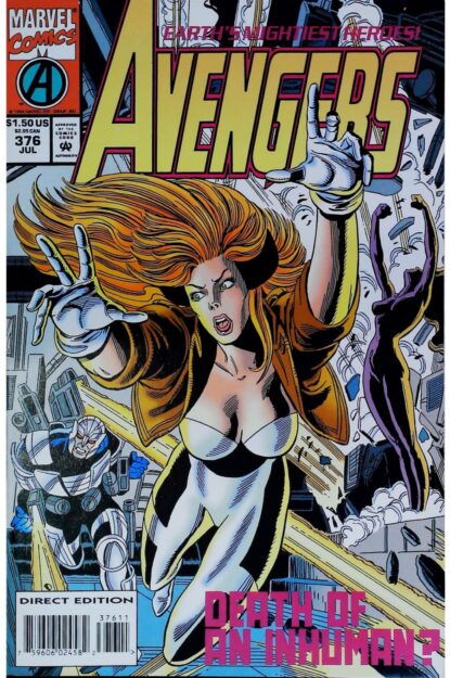 Couverture de AVENGERS (1963) #376 - par Steve Epting - lecubeacomics.com