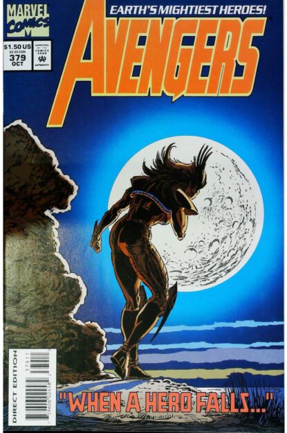 Couverture de AVENGERS (1963) #379 - par Stewart Johnson - lecubeacomics.com