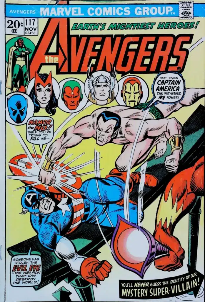 Avengers #117, vue de l'exemplaire