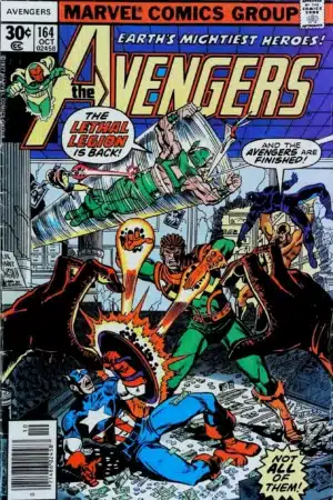 Couverture de AVENGERS (1963) #164 - par George Perez - lecubeacomics.com