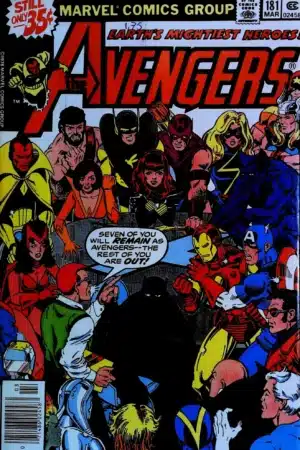 Couverture de AVENGERS (1963) #181 - par George Perez - lecubeacomics.com