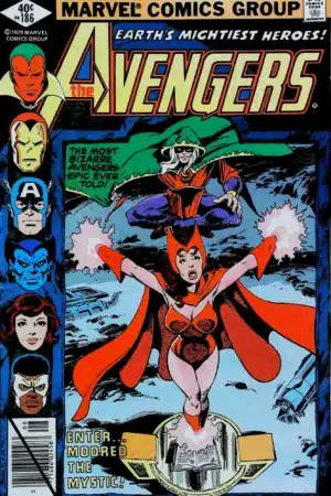 Couverture de AVENGERS (1963) #186 - par John Byrne - lecubeacomics.com