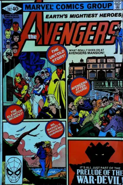 AVENGERS (1963) #197 - Marvel - lecubeacomics.com Couverture de AVENGERS (1963) #197 - par Bob McLeod - lecubeacomics.com