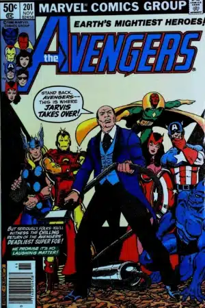 Couverture de AVENGERS (1963) #201 - par George Perez - lecubeacomics.com