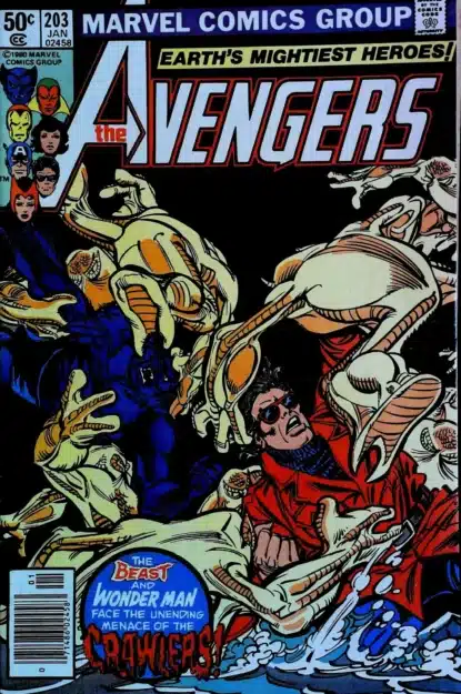AVENGERS (1963) #203 - Marvel - lecubeacomics.com Couverture de AVENGERS (1963) #203 - par Carmine Infantino - lecubeacomics.com