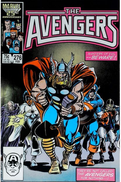 AVENGERS (1963) #277 - Marvel - lecubeacomics.com Couverture de AVENGERS (1963) #277 - par John Buscema - lecubeacomics.com