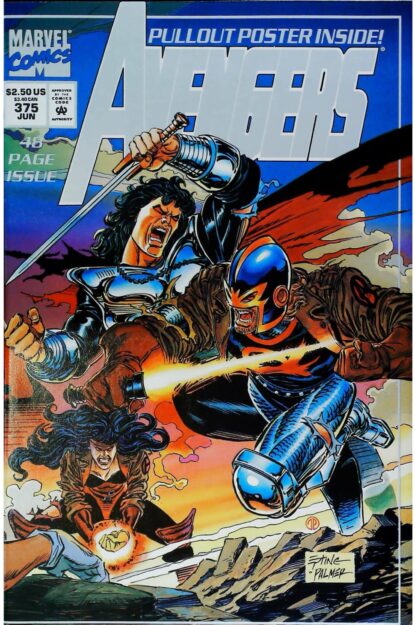 Couverture de AVENGERS (1963) #375 - PULLOUT POSTER - par Steve Epting - lecubeacomics.com