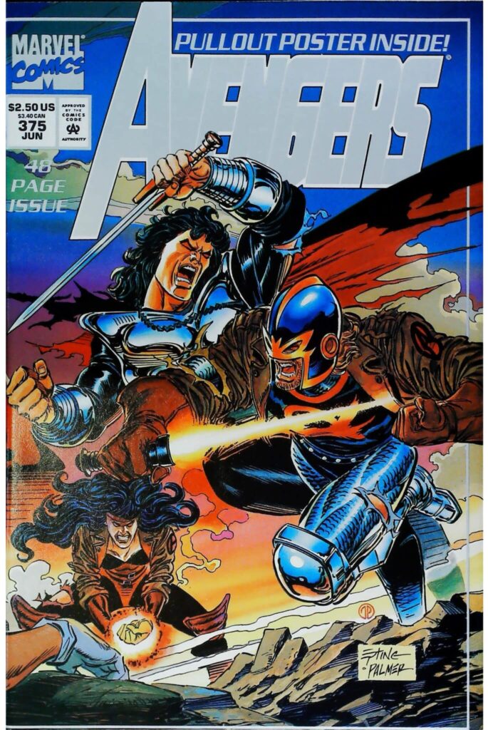 Avengers #375 - Pullout Poster, vue de l'exemplaire