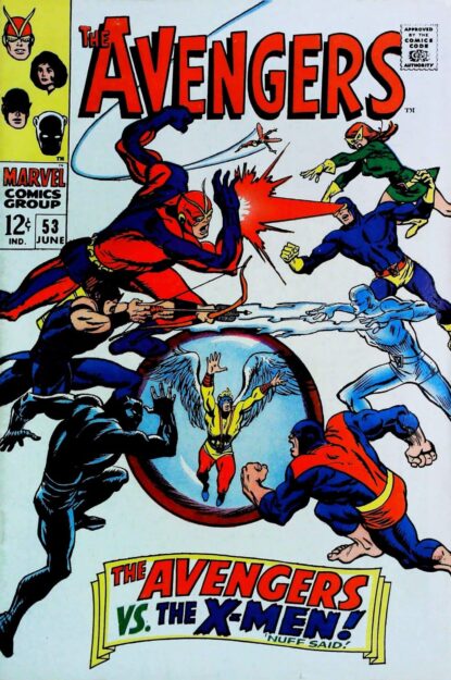Couverture de AVENGERS (1963) #53 - par John Buscema - lecubeacomics.com