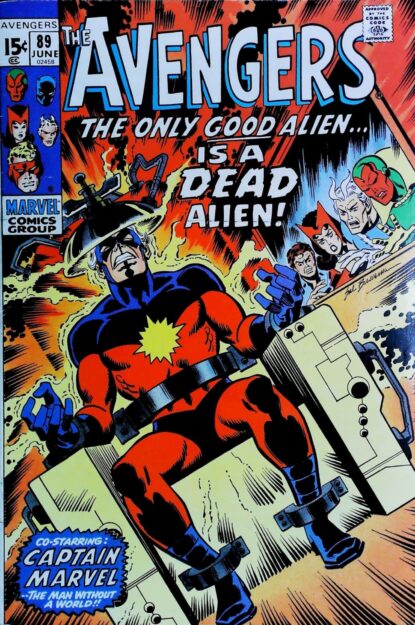 Couverture de AVENGERS (1963) #89 - par Sal Buscema - lecubeacomics.com