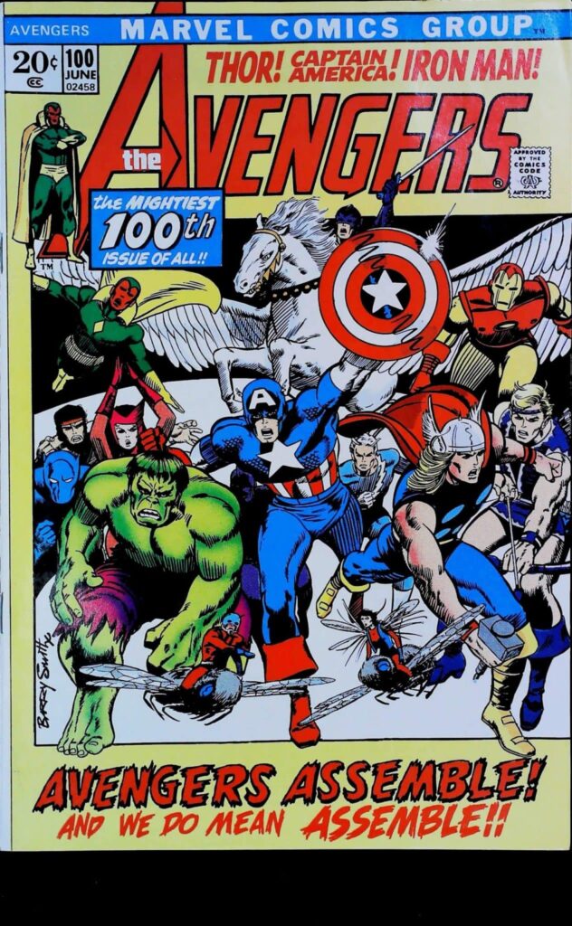 Avengers #100, vue de l'exemplaire