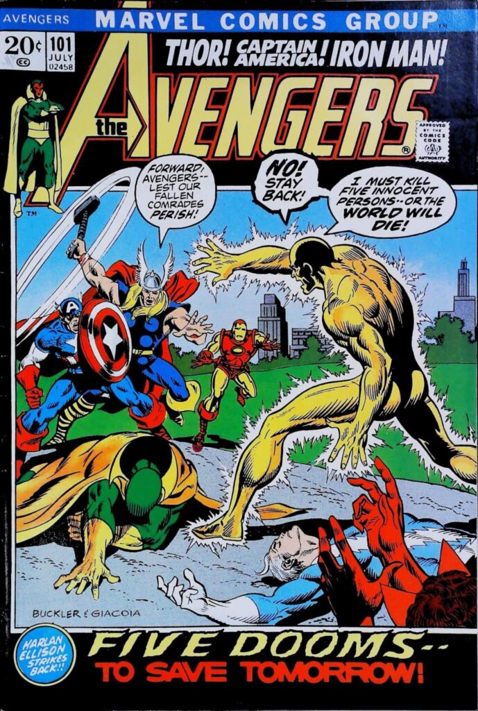 Avengers #101, vue de l'exemplaire