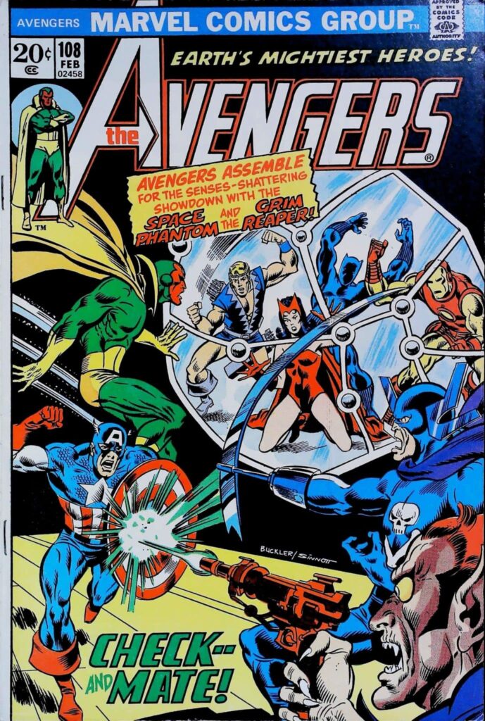 Avengers #108, vue de l'exemplaire