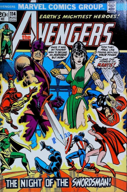 Couverture de AVENGERS (1963) #114 - par John Romita Sr - lecubeacomics.com