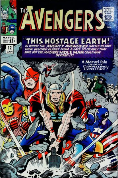 Couverture de AVENGERS (1963) #12 - par Chic Stone - lecubeacomics.com