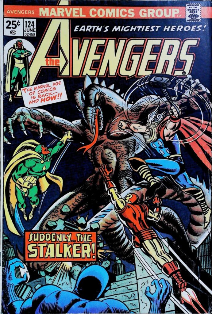 Avengers #124, vue de l'exemplaire