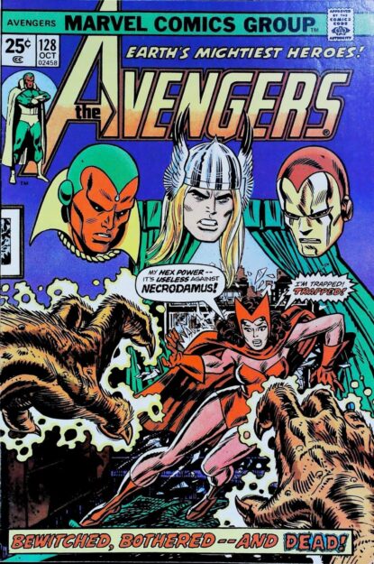 Couverture de AVENGERS (1963) #128 - par Gil Kane - lecubeacomics.com