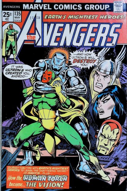 Couverture de AVENGERS (1963) #135 - par Jim Starlin - lecubeacomics.com