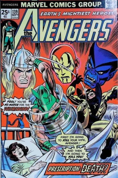 Couverture de AVENGERS (1963) #139 - par Gil Kane - lecubeacomics.com