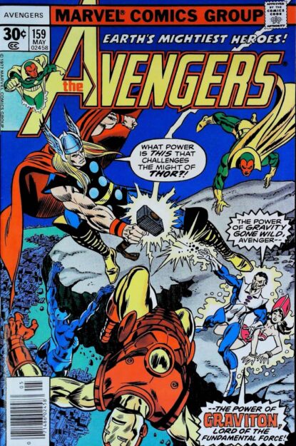 Couverture de AVENGERS (1963) #159 - par Frank Giacoia - lecubeacomics.com