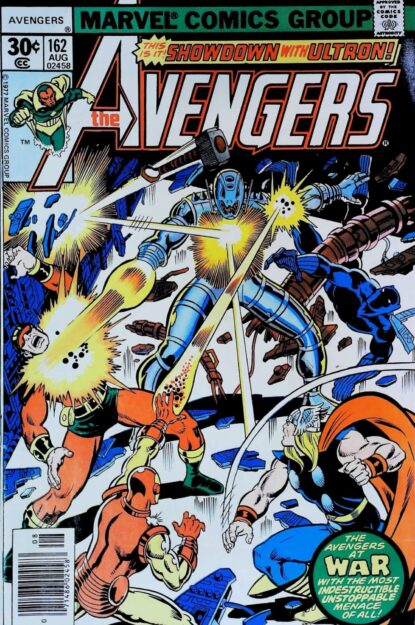 Couverture de AVENGERS (1963) #162 - par George Perez - lecubeacomics.com