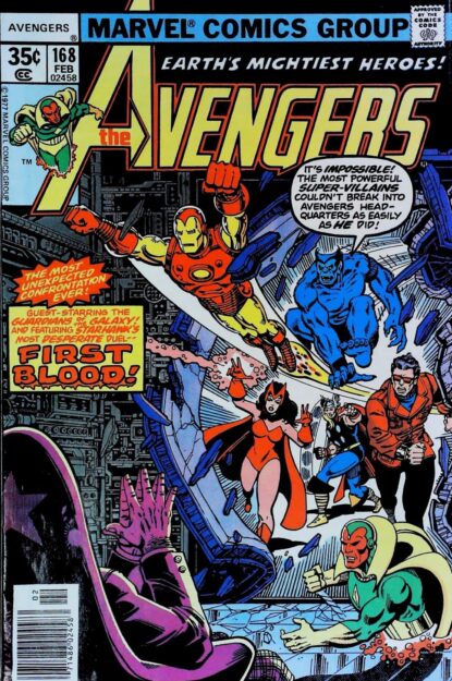 Couverture de AVENGERS (1963) #168 - par Annette Kawecki - lecubeacomics.com