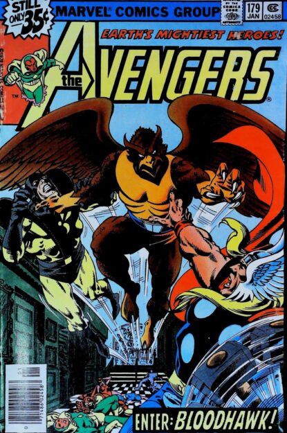Couverture de AVENGERS (1963) #179 - par Keith Pollard - lecubeacomics.com