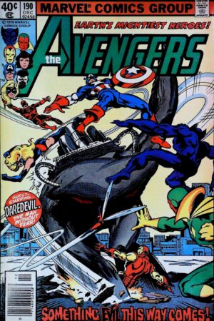 Couverture de AVENGERS (1963) #190 - par John Byrne - lecubeacomics.com