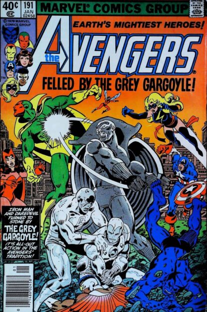 Couverture de AVENGERS (1963) #191 - par George Perez - lecubeacomics.com