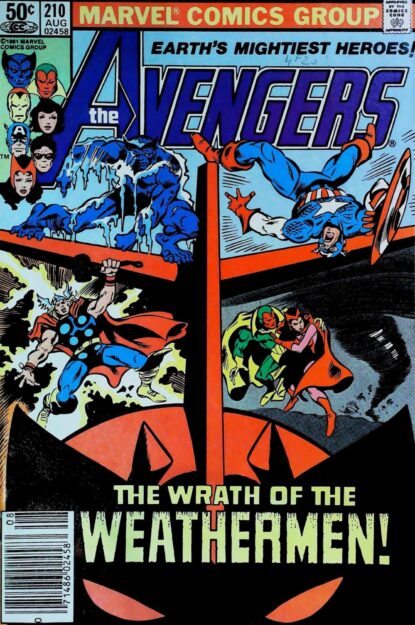 Couverture de AVENGERS (1963) #210 - par Bill Mantlo - lecubeacomics.com