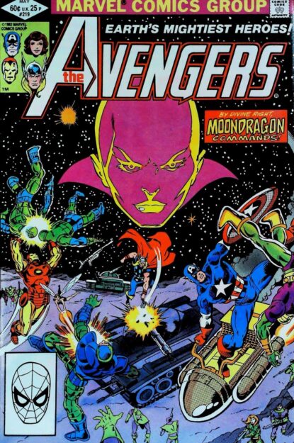 Couverture de AVENGERS (1963) #219 - par Bob Hall - lecubeacomics.com