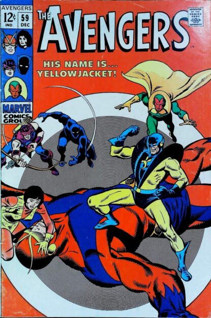 Couverture de AVENGERS (1963) #59 - par John Buscema - lecubeacomics.com