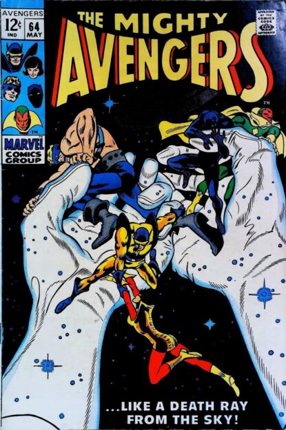 Couverture de AVENGERS (1963) #64 - par Gene Colan - lecubeacomics.com