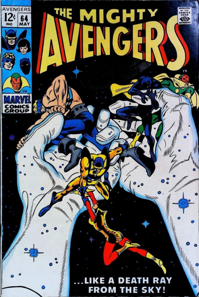 Avengers #64, vue de l'exemplaire