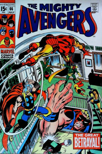 Couverture de AVENGERS (1963) #66 - par John Buscema - lecubeacomics.com