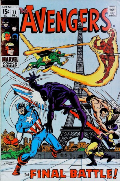 Couverture de AVENGERS (1963) #71 - par Sal Buscema - lecubeacomics.com
