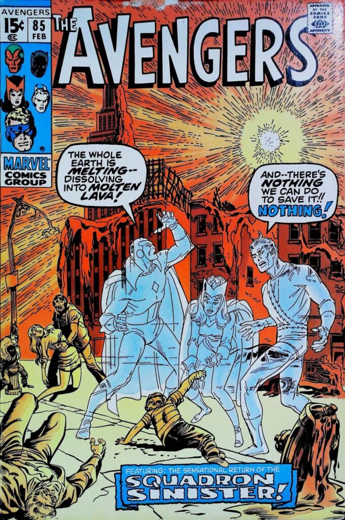 Avengers #85, vue de l'exemplaire