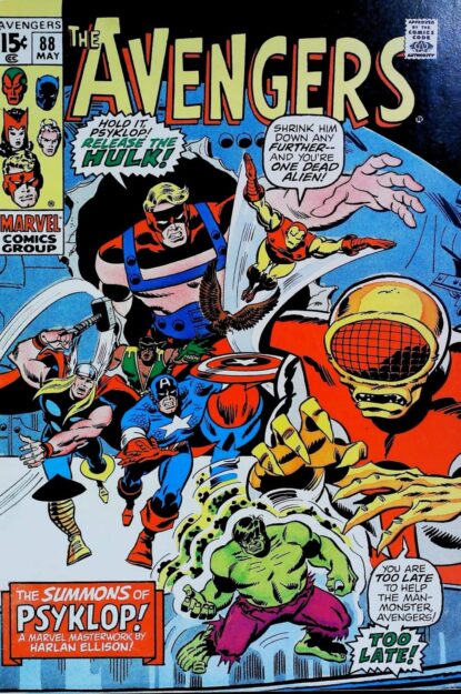 Couverture de AVENGERS (1963) #88 - par Sal Buscema - lecubeacomics.com