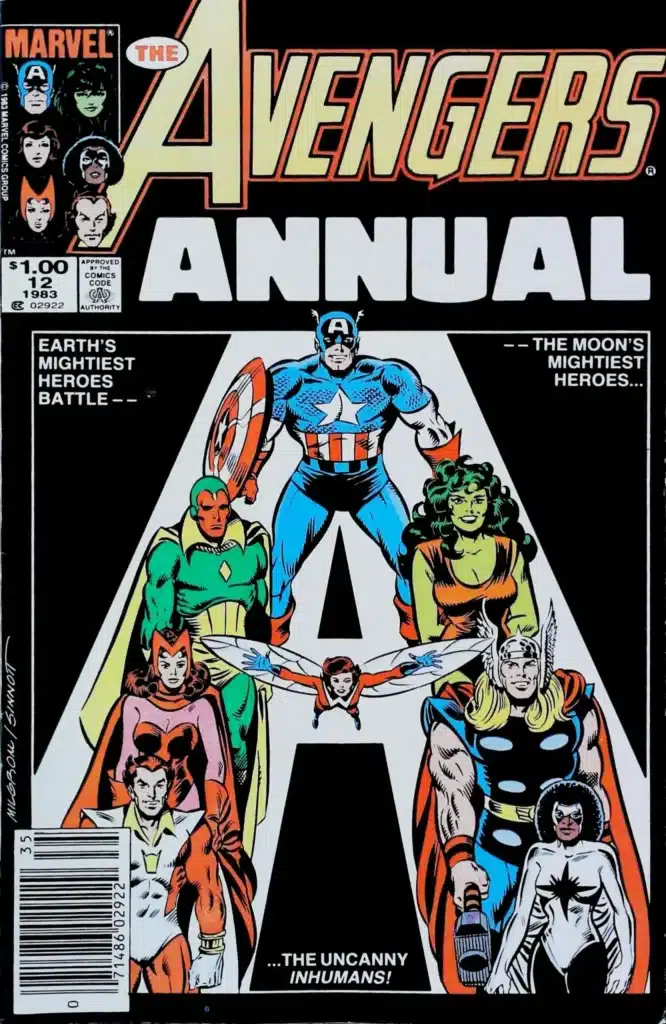 Avengers Annual #12, vue de l'exemplaire