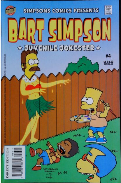 Couverture de BART SIMPSON (2000) #4 - par Bill Morrison - lecubeacomics.com