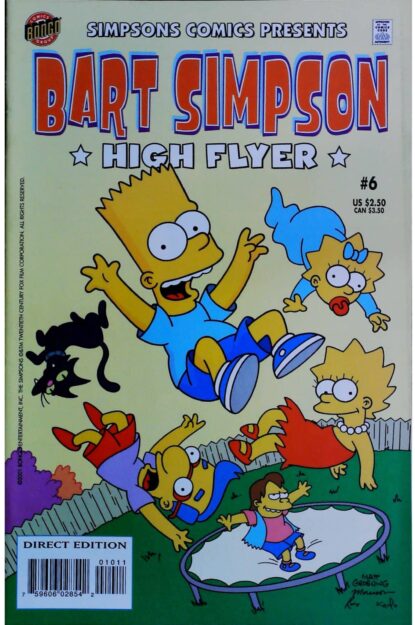 Couverture de BART SIMPSON (2000) #6 - par Bill Morrison - lecubeacomics.com