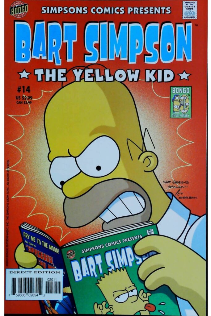 Bart Simpson #14, vue de l'exemplaire