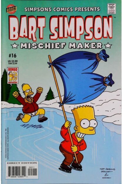 Couverture de BART SIMPSON (2000) #16 - par Bill Morrison - lecubeacomics.com