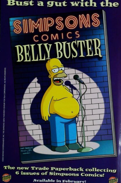 BART SIMPSON (2000) #16 - Bongo - lecubeacomics.com Couverture de BART SIMPSON (2000) #16 - par Bill Morrison - lecubeacomics.com