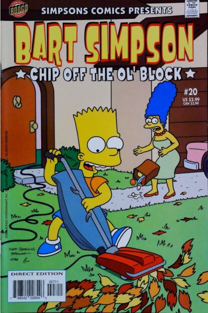 Couverture de BART SIMPSON (2000) #20 - par Bill Morrison - lecubeacomics.com