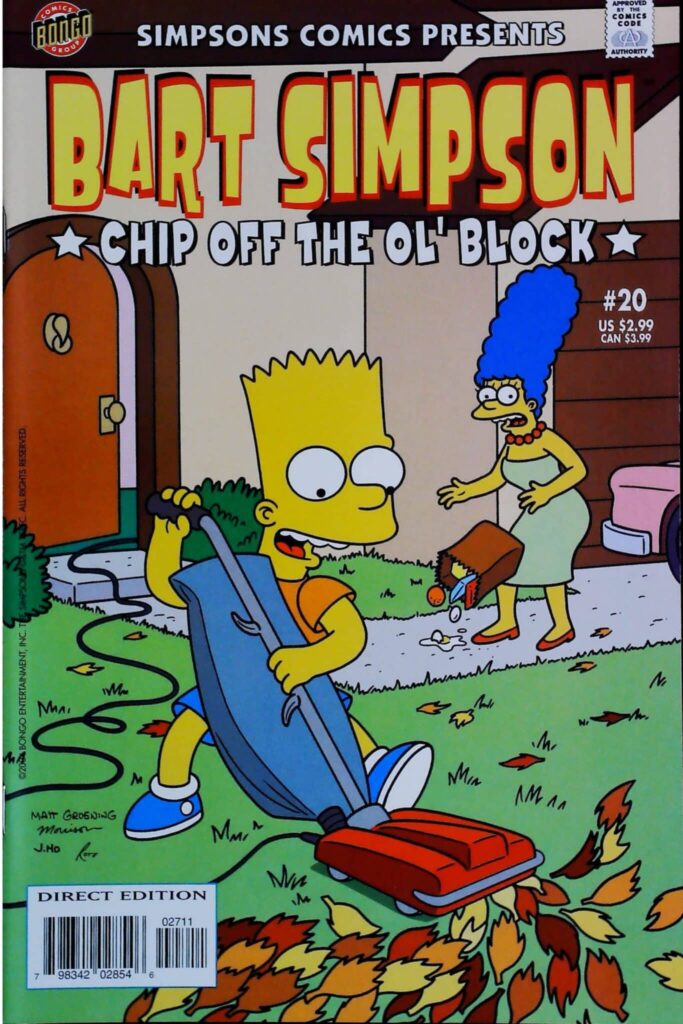 Bart Simpson #20, vue de l'exemplaire