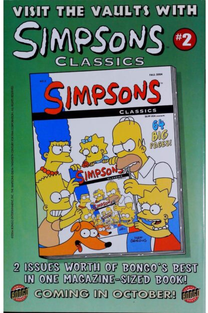 BART SIMPSON (2000) #20 - Bongo - lecubeacomics.com Couverture de BART SIMPSON (2000) #20 - par Bill Morrison - lecubeacomics.com