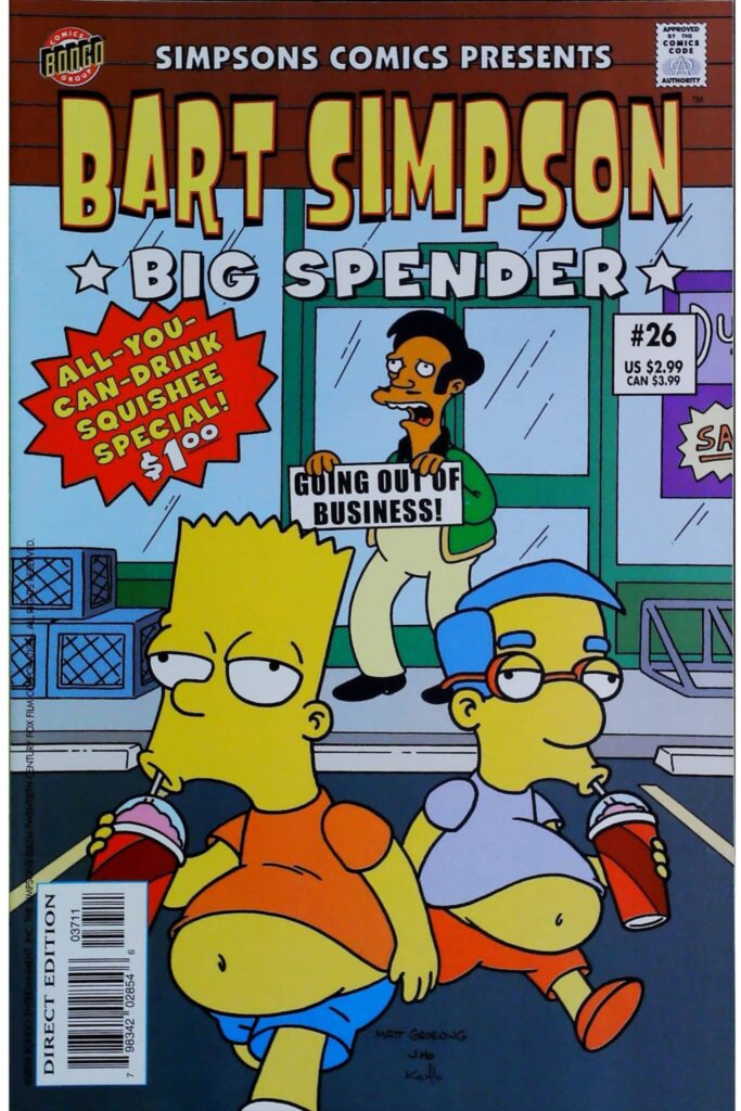 Bart Simpson #26, vue de l'exemplaire