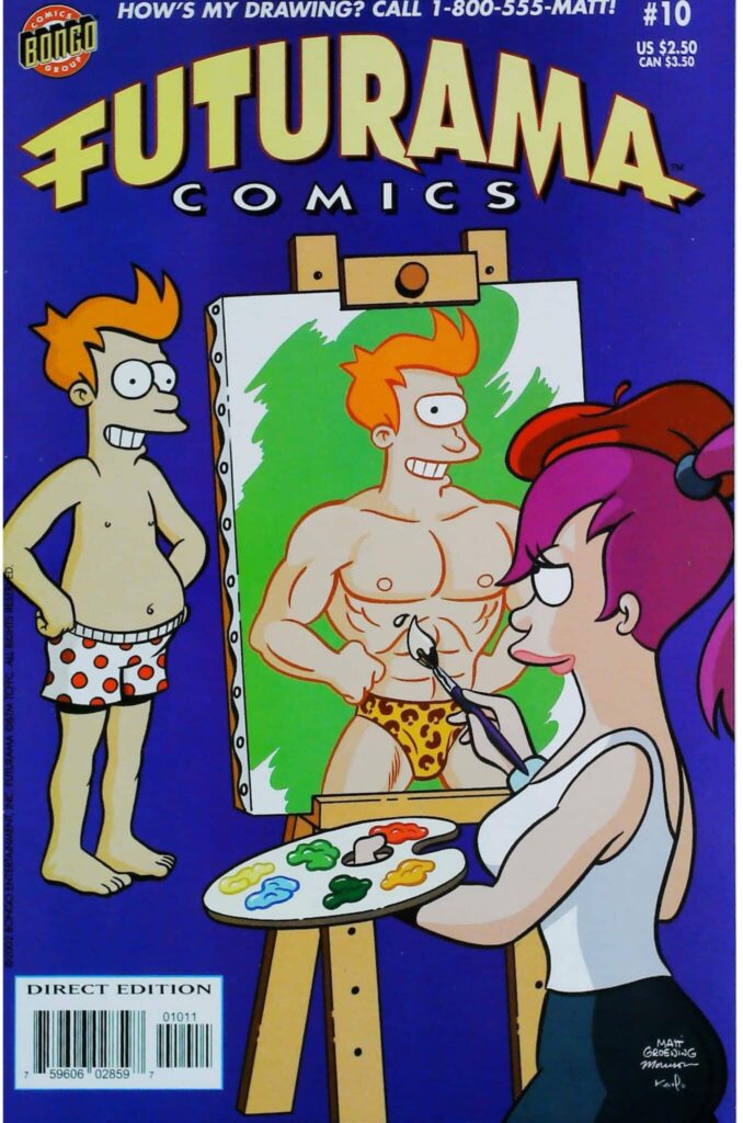 Futurama Comics #10, vue de l'exemplaire